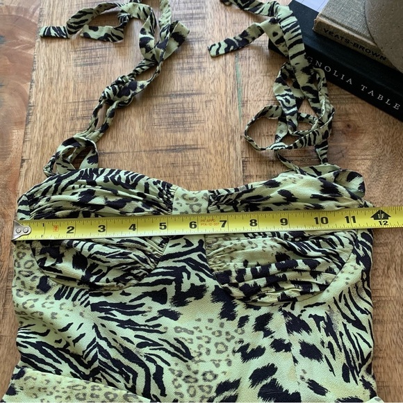 Fame & Partners Suraya Safari Citrus Jumpsuit Size 0 - Picture 9 of 16